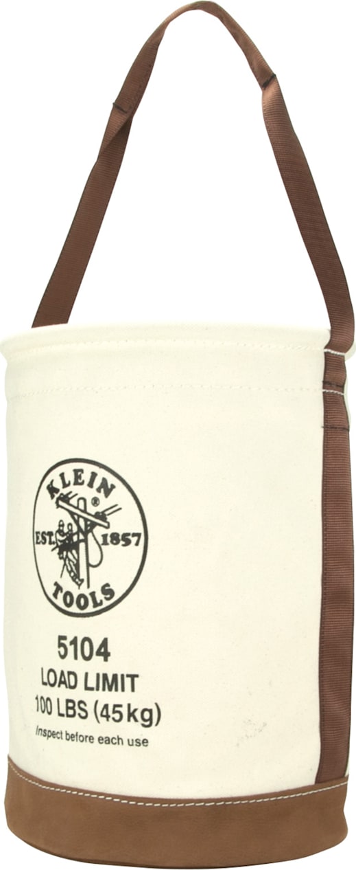 Klein Tools 5104 Leather-Bottom Bucket