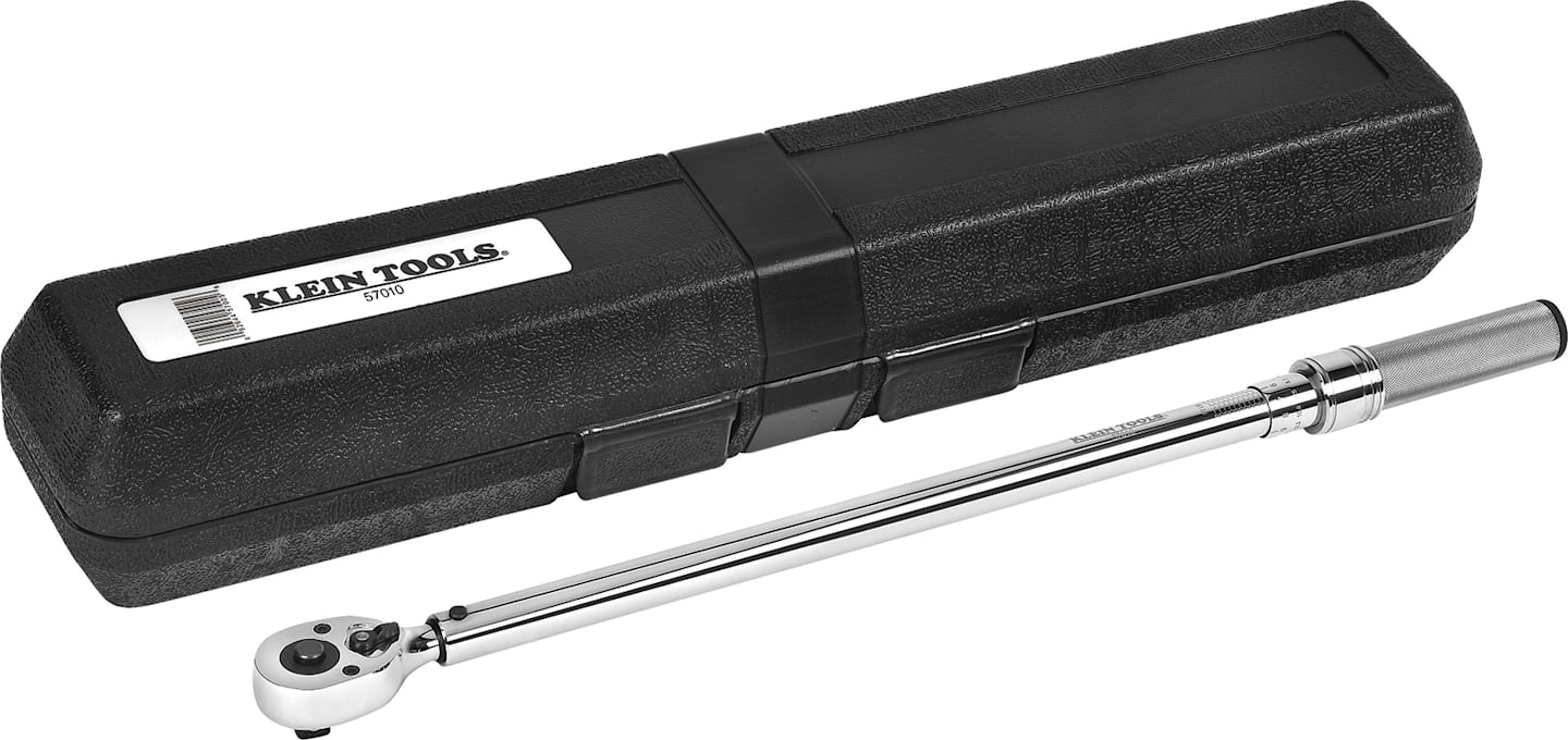 Klein Tools 57010 Torque Wrench Ratchet Square Drive (1/2")