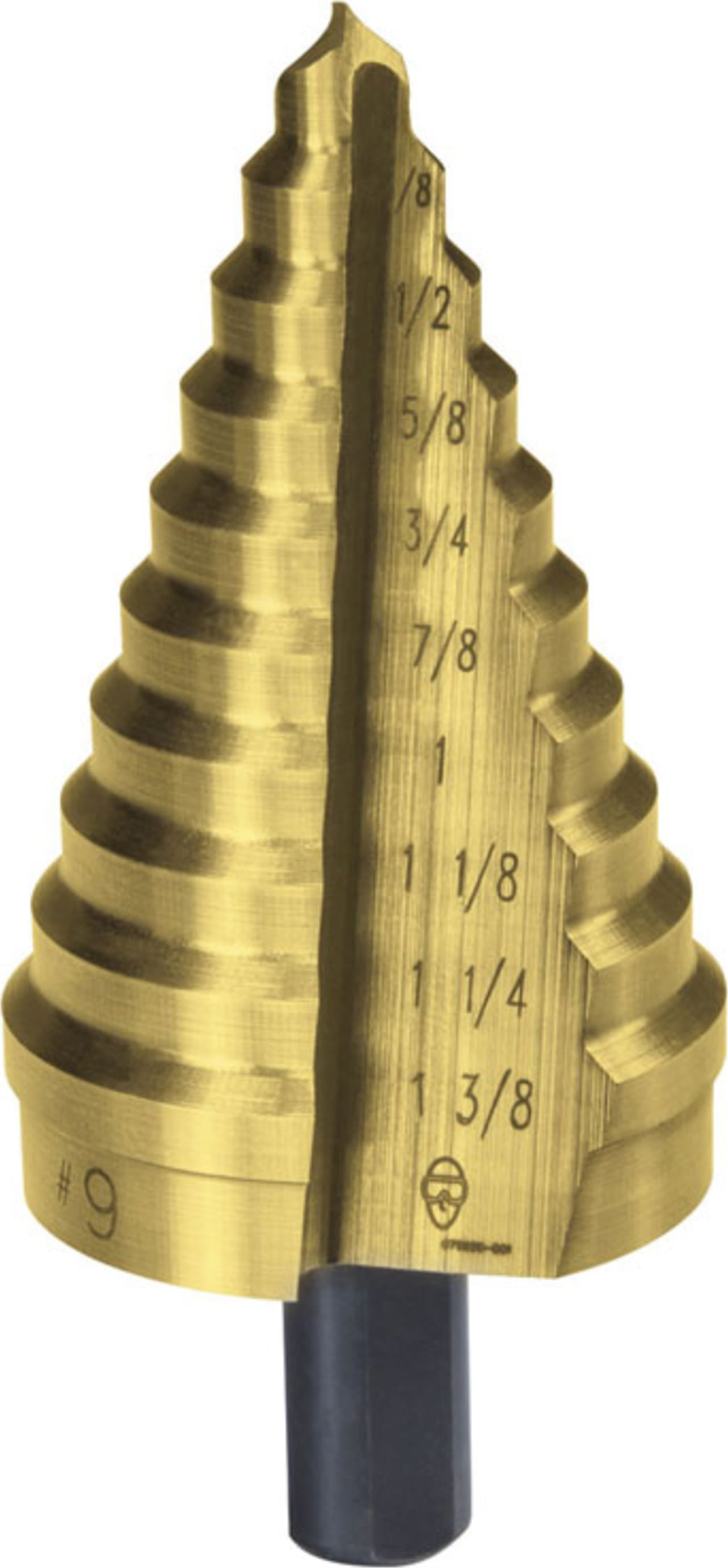 Klein Tools 59009T Titanium Step Drill Bit #9T