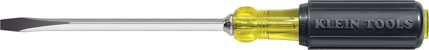 Klein Tools 600-6 Keystone Screwdriver 5/16" - Square Shank 6"