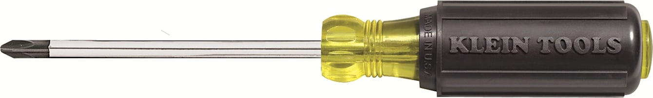 Klein Tools 603-4 #2 Phillips Screwdriver 4'' Round Shank