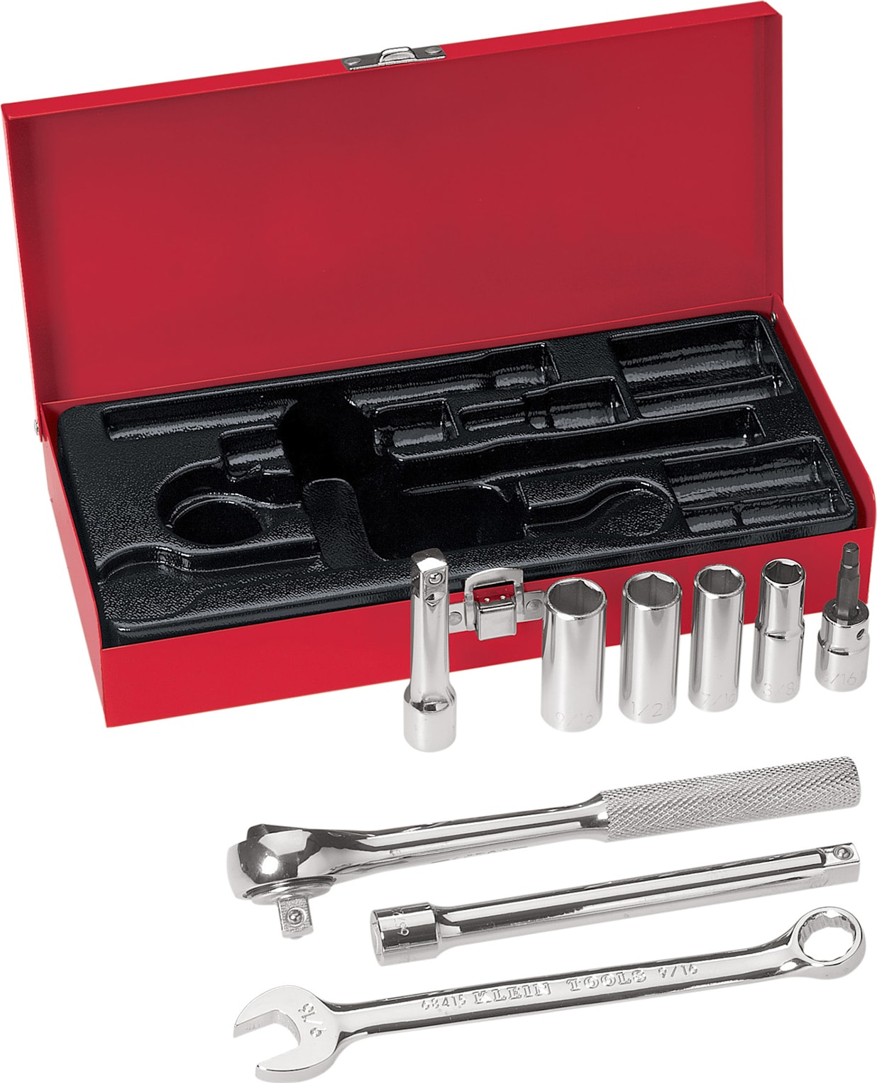 65503 9-Piece, 3/8-Inch Drive D Socket Wrench Set