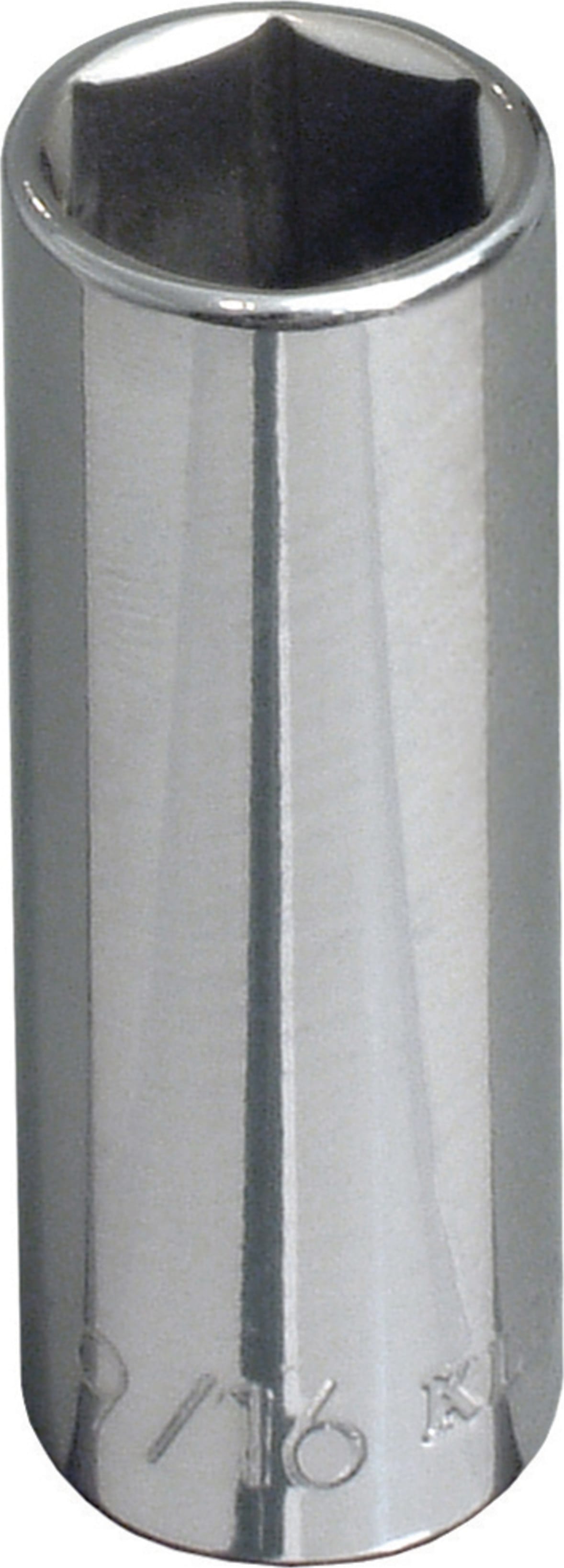 Klein Tools 65712 1/2" Deep 6-Point Socket - 3/8" Drive