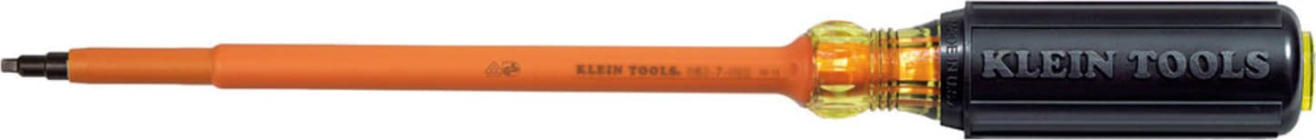 Klein Tools 662-7-INS #2 Insulated Screwdriver 7'' Shank