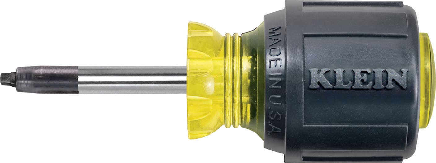 Klein Tools 668 1 Square Recess Tip Screwdriver 1-1/2"