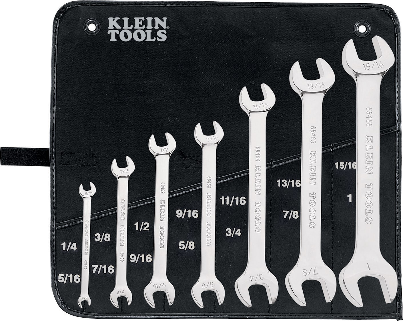Klein Tools 68452 7 Piece Open-End Wrench Set