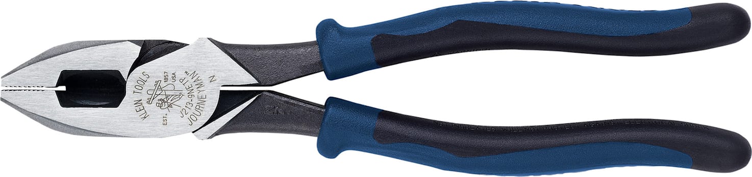 Klein Tools J213-9NETP Side Cutting Pliers Fish Tape Pulling
