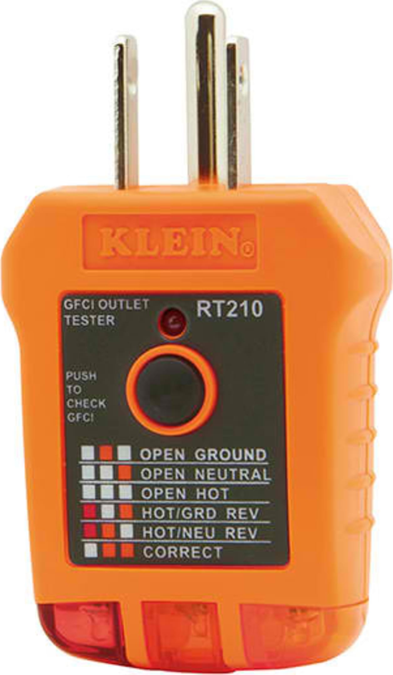 Klein Tools RT210 GFCI Receptacle Tester