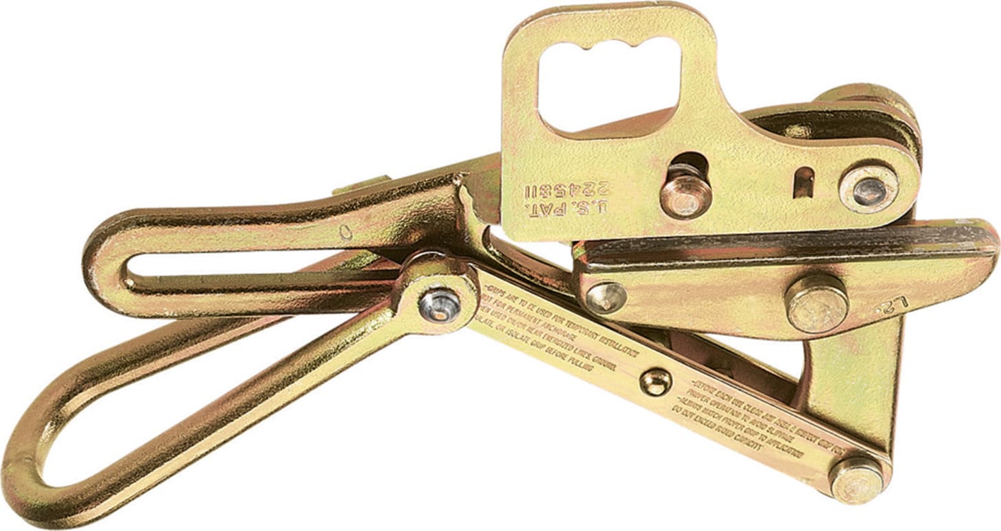 Klein Tools S1656-20H Chicago Grip, Forged, Hot-Line, .20"-.40" Bare w/ Spring