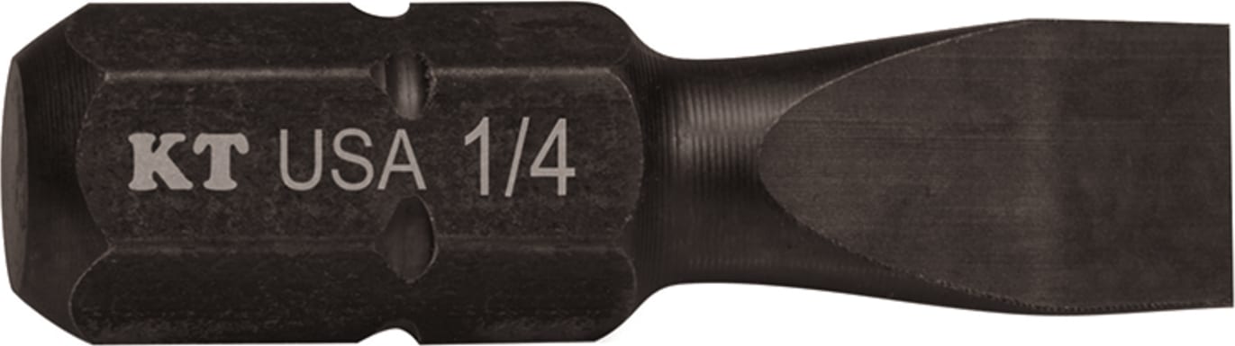 Klein Tools SL1415 Slotted Insert Power Drivers 1/4" - Bit 1", Pk 5