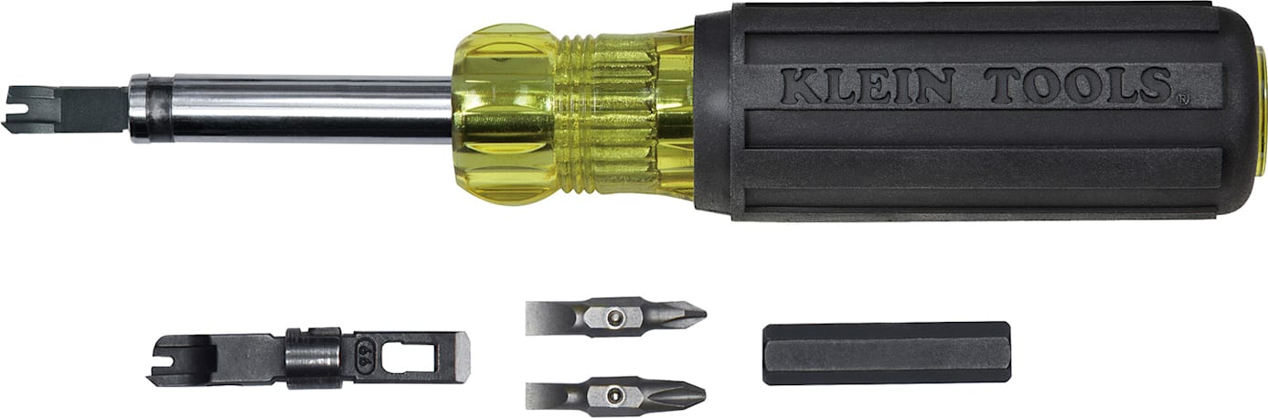 Klein Tools VDV001-081 Punchdown Screwdriver Multi-Tool