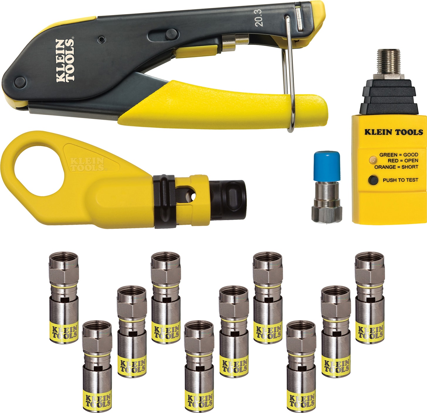 Klein Tools VDV002-818 Coax Installation & Test Kit