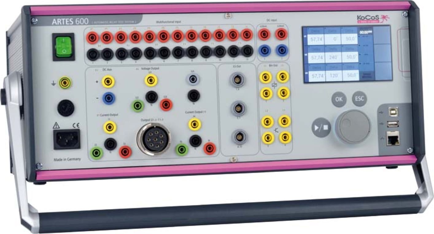 KoCos ARTES 600 - Automatic Protective Relay Test Systems