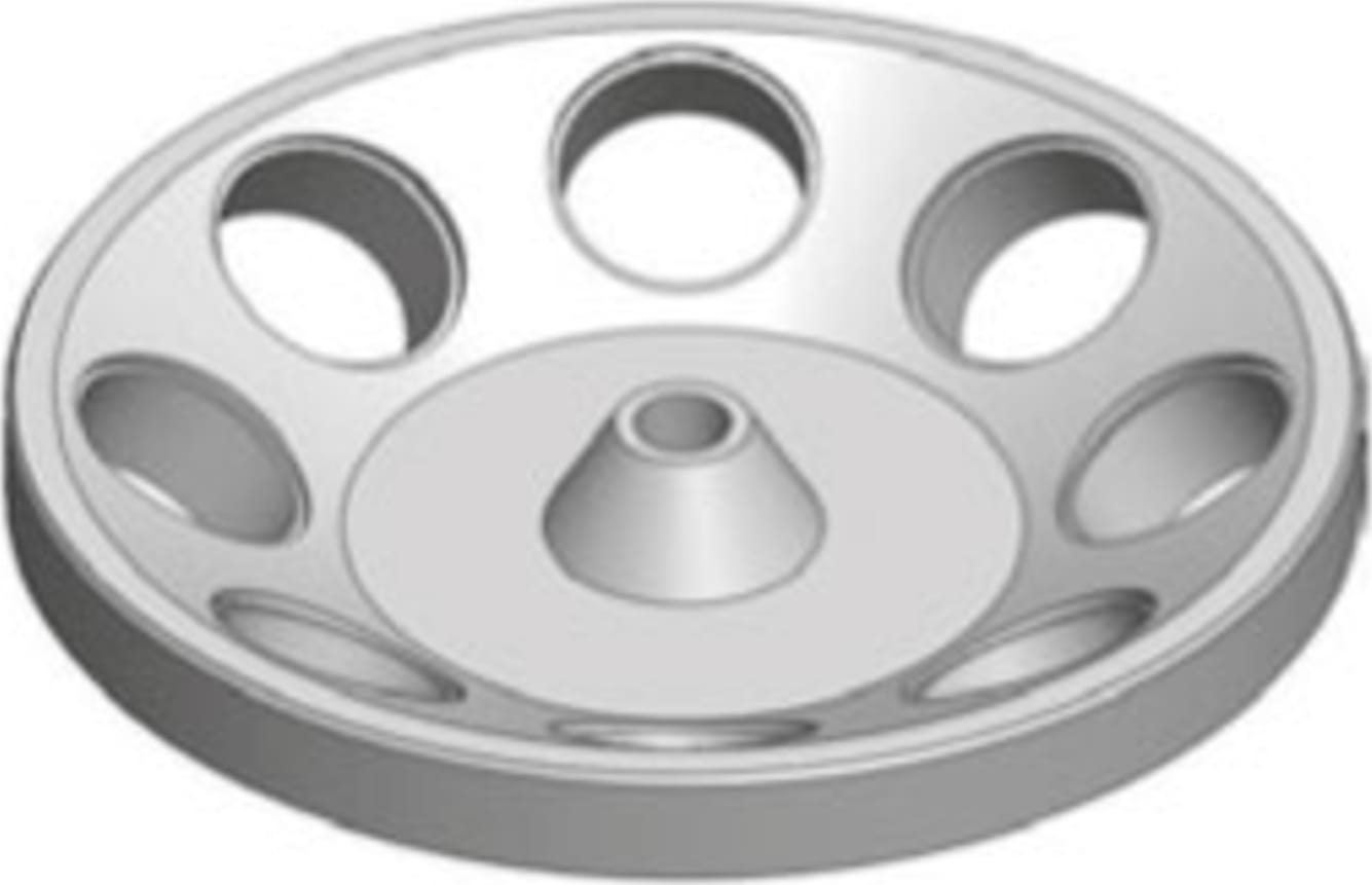 Labnet C0336-850G 8 x 50 mL Tube Fixed Angle Rotor with Buckets and PC Caps