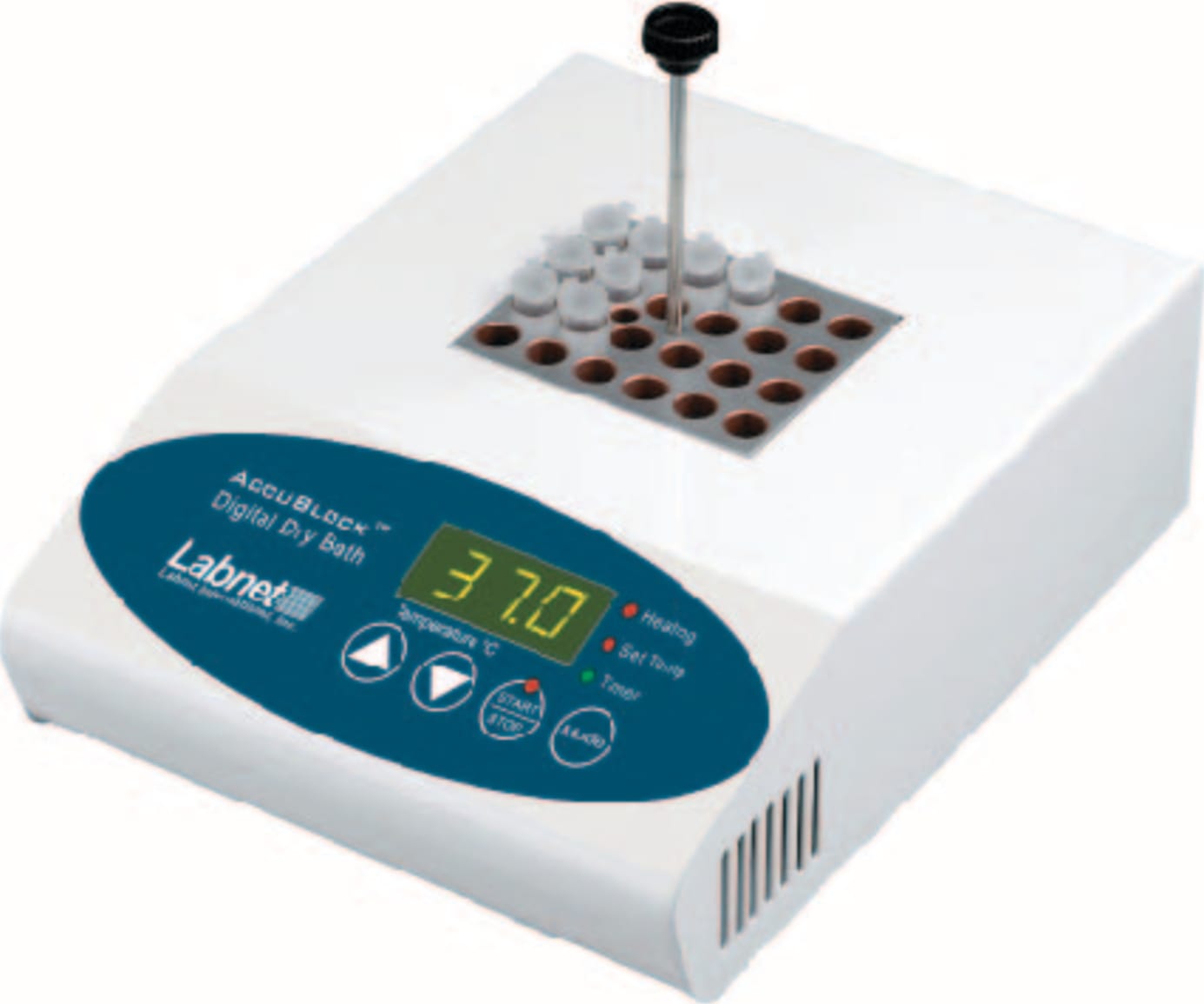 Labnet International D1100 Accublock Digital Dry Bath, single block capacity, 120V