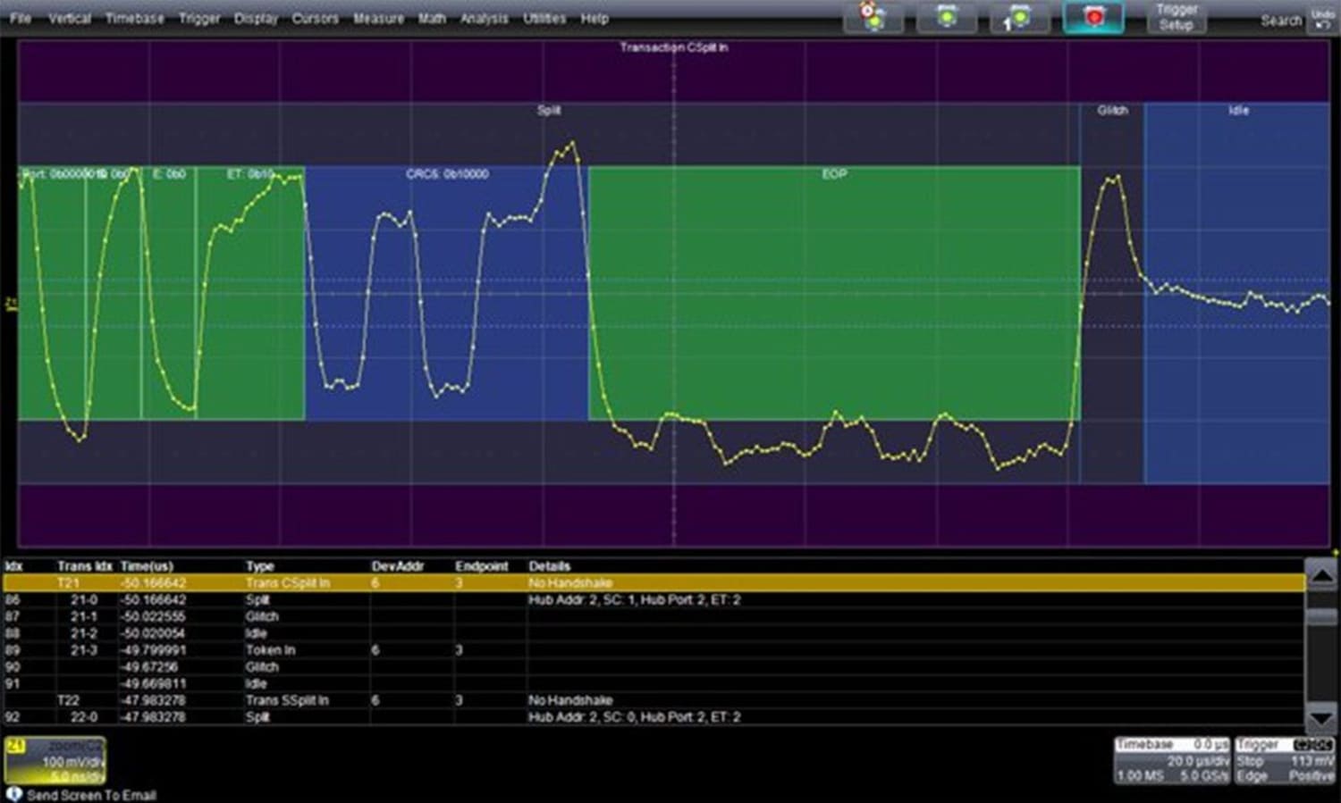 LeCroy HDO4K-USB2BUS TD USB 2.0 Bus Trigger and Decode Option