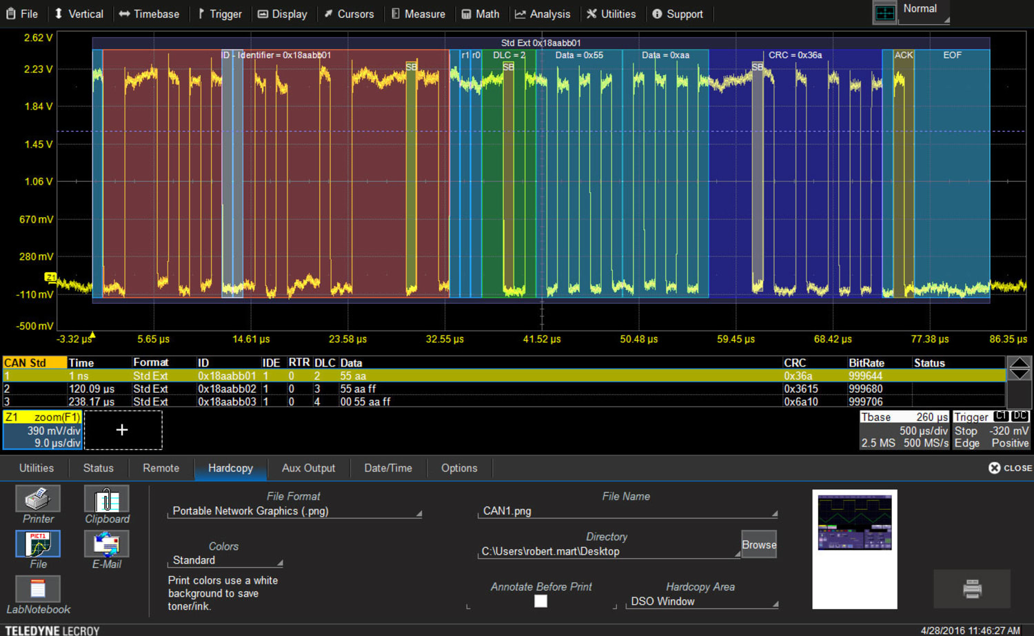 LeCroy WS510-CANBUS TD CAN Trigger and Decode Option for WaveSurfer 510