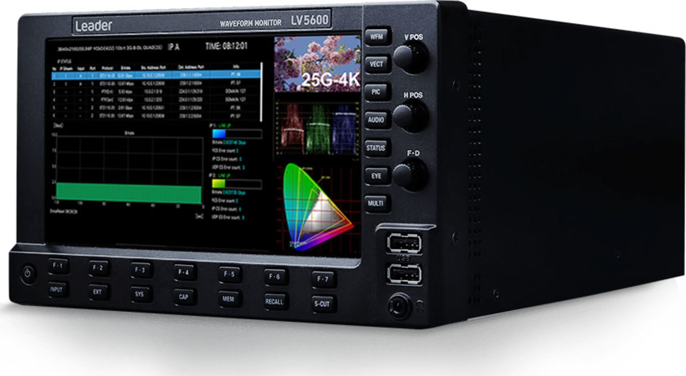 Leader LV5600-SER02A - Waveform Monitor with SDI Inputs