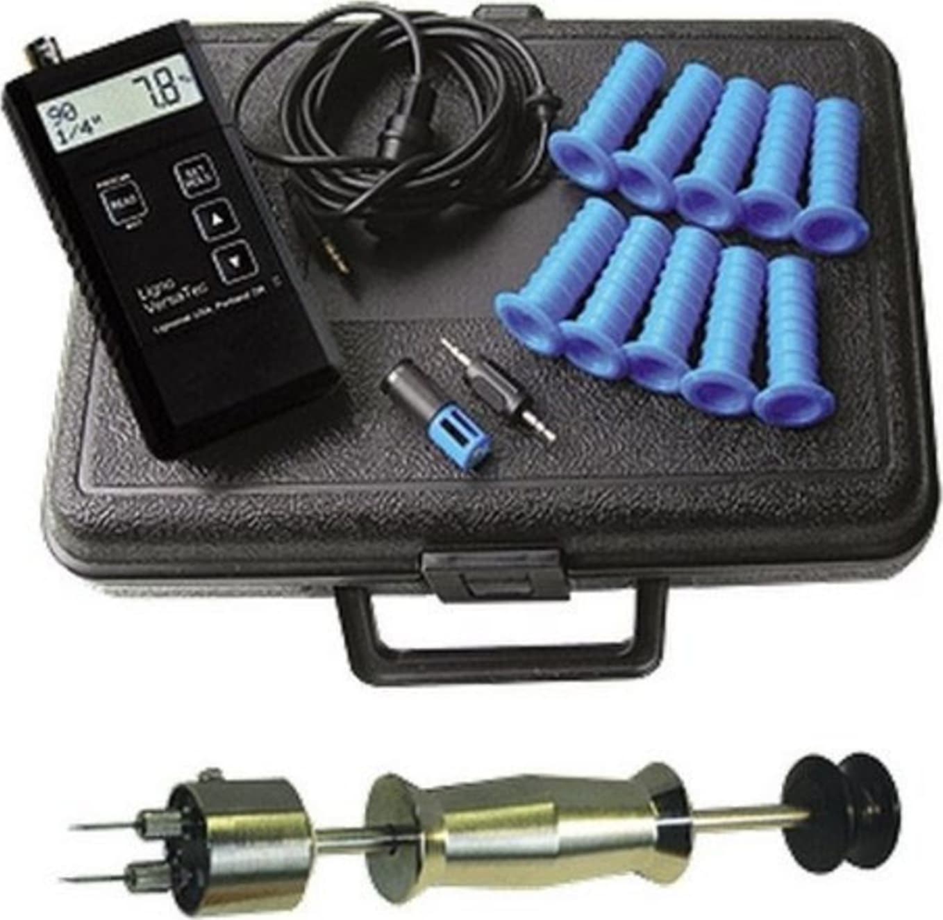 Lignomat V2-KM Versa-Tec Moisture Meter Kit with E12 Electrode 
