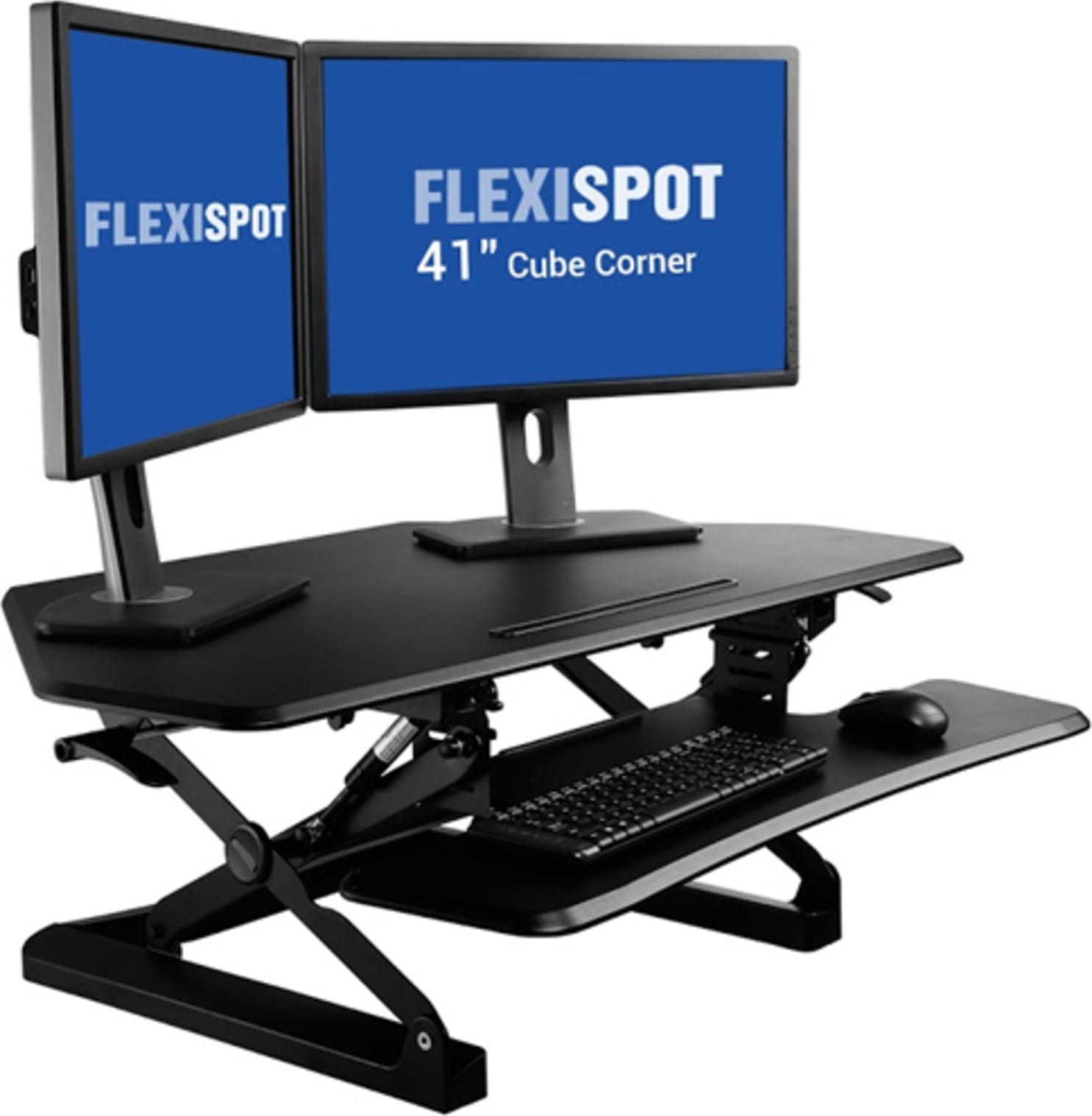 Loctek M4B FlexiSpot M4 - 4ft Cube Corner Sit-Stand Desktop