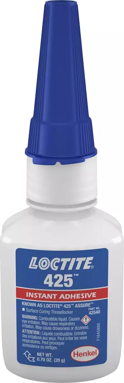 Loctite 135461 - Blue, Low-Strength Threadlocker for Plastic
