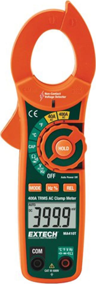 Extech MA410T 400A AC True RMS Clamp Meter   NCV