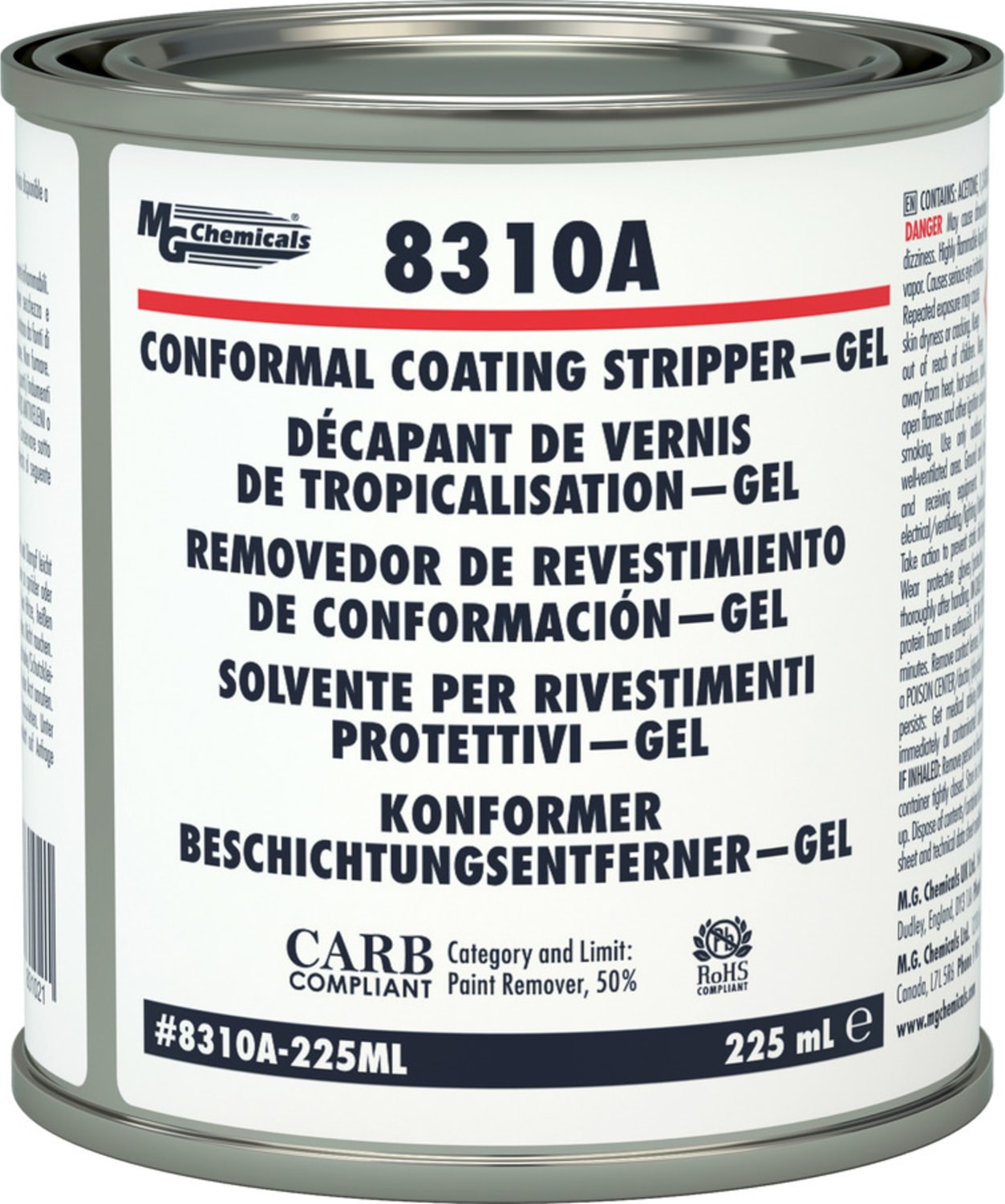 MG Chemicals 8310A-225ML - Conformal Coating Stripper, Gel ...