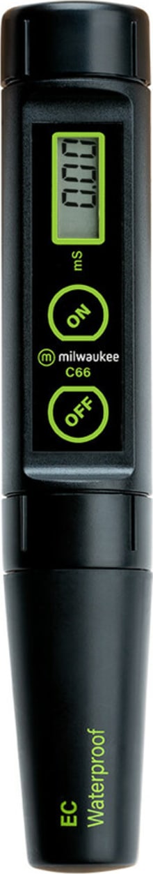 Milwaukee Instruments C66 - Waterproof High Range Conductivity Pen w/ ATC and Replaceable Electrode