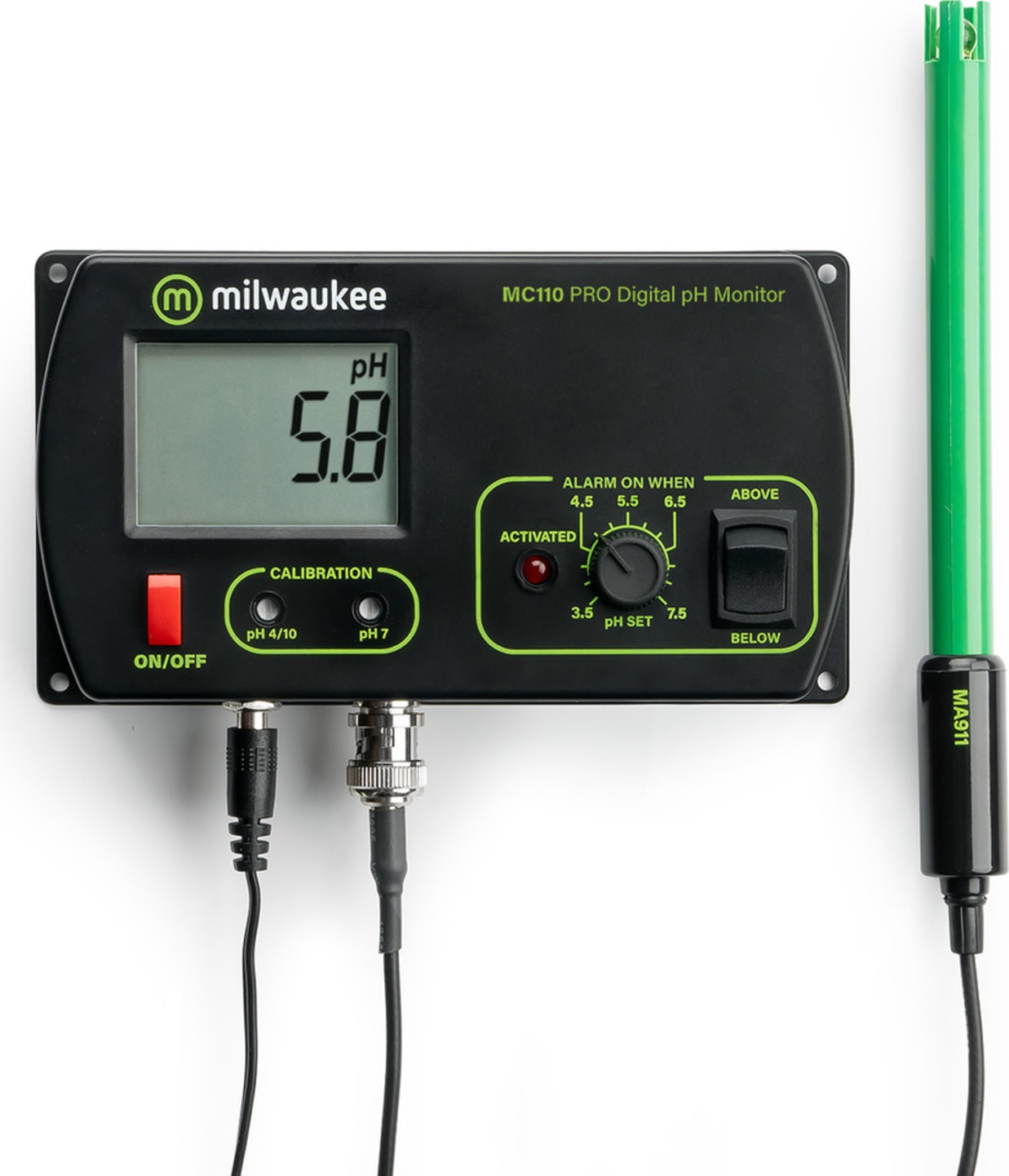 Milwaukee Instruments MC110 - PRO pH Monitor, Mid Range