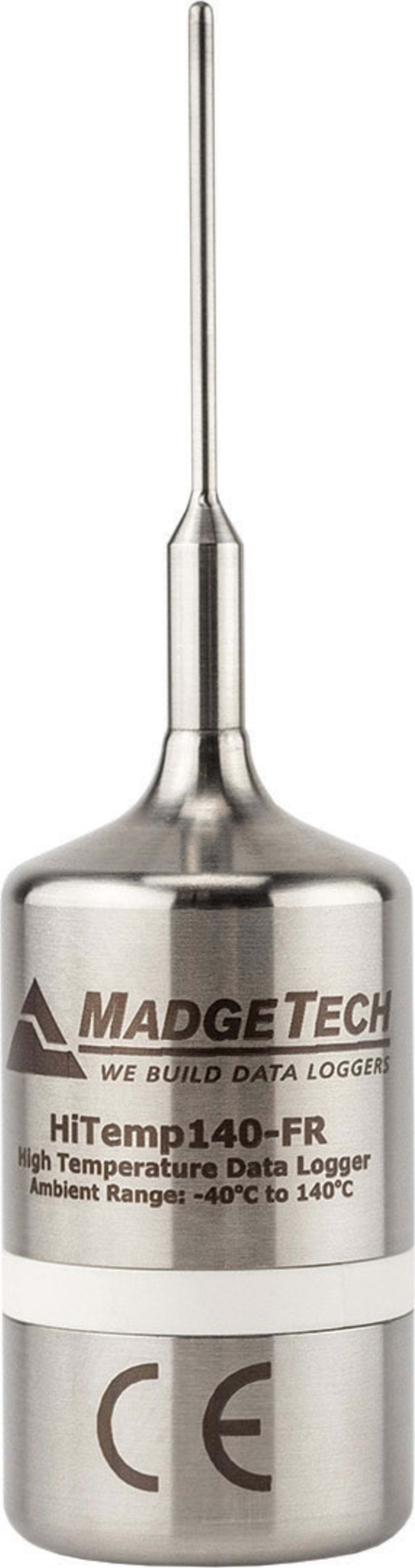 Madgetech HiTemp140-FR-2-KR - 140-Degree Data Logger with 2-Inch fast response probe and Key Ring End Cap