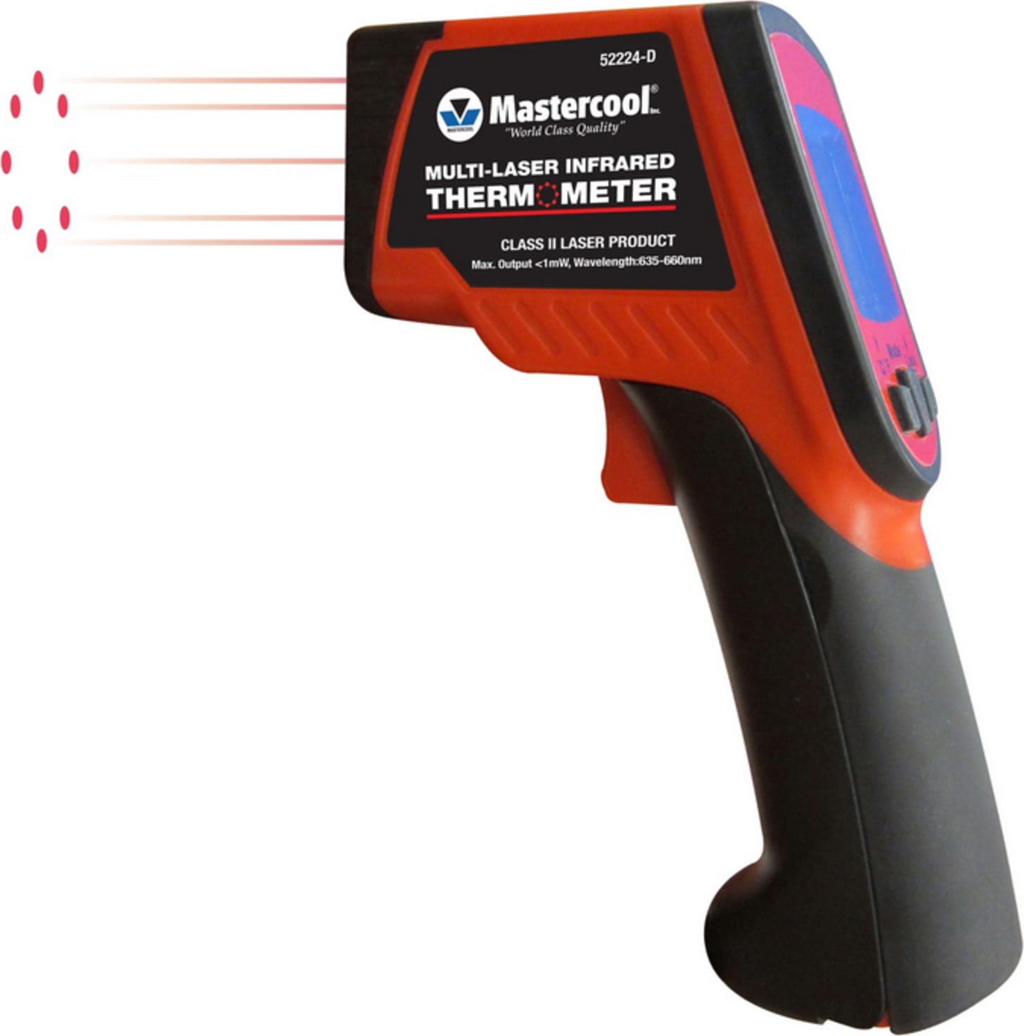 Mastercool 52224-D IR Thermometer with 8 Point Laser