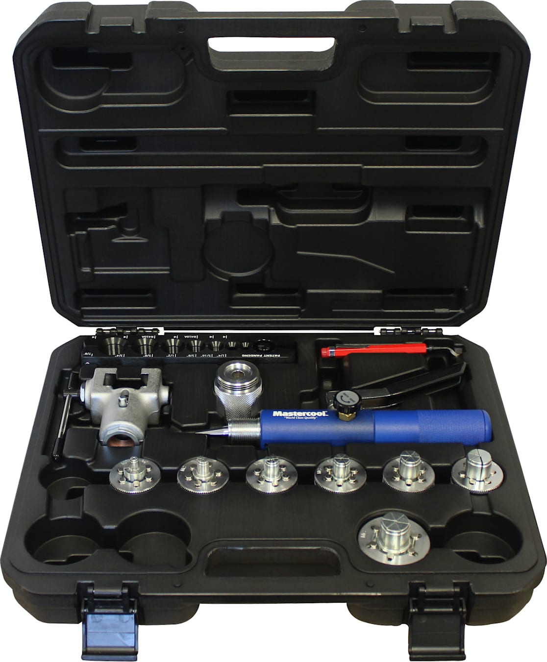 Mastercool 71675 - Hydraulic Flaring and Expanding Kit (7 Head Kit)