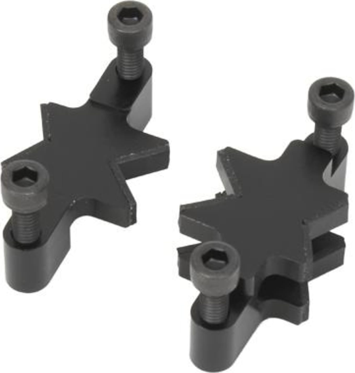 Mecmesin 432-602 - V-shape Rubber-coated Jaws for Helixa Precision Fixing Plates