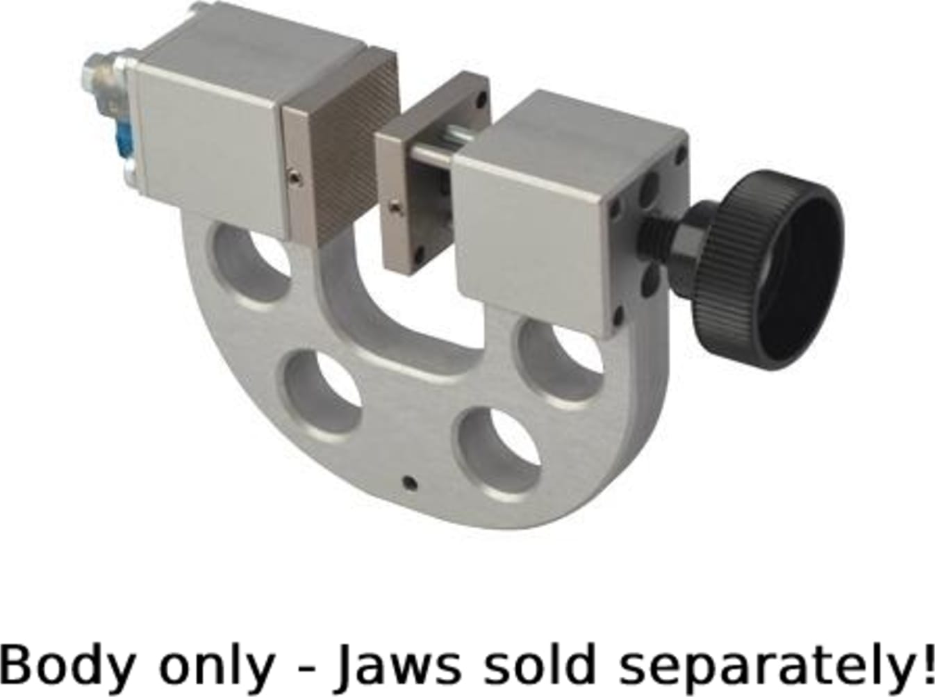 Mecmesin MEC94 - Lightweight Pneumatic Plane Grip, Single-Action, 200 N, Pair, QC-20 Fitting