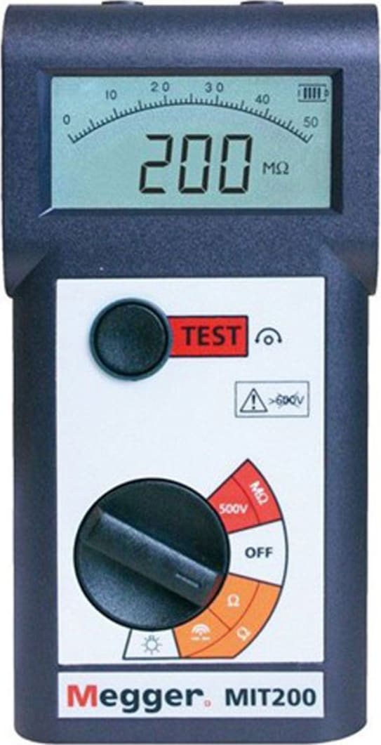 Megger MIT200 Insulation and Continuity Tester
