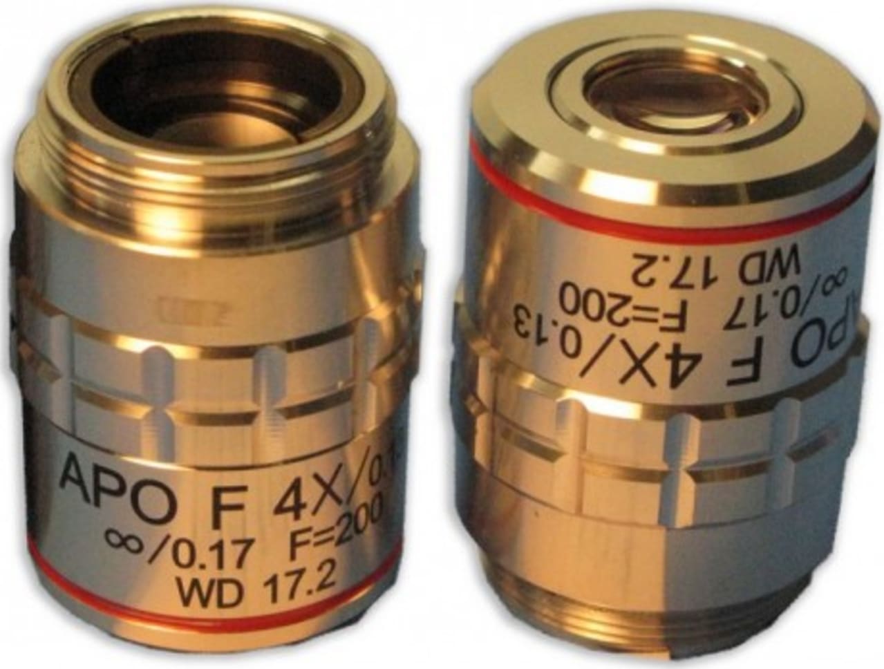 Meiji Techno MA1012 - Plan Apochromat F4x Objective (W.D. 17.5mm) for MT6000C Series