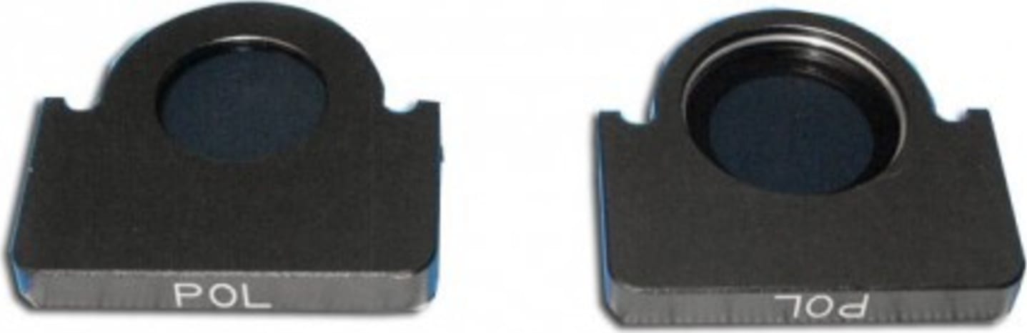 Meiji Techno MA497 - 19.5mm Polarizing Filters in Metal Mount, Fits 25mm Filter Slot