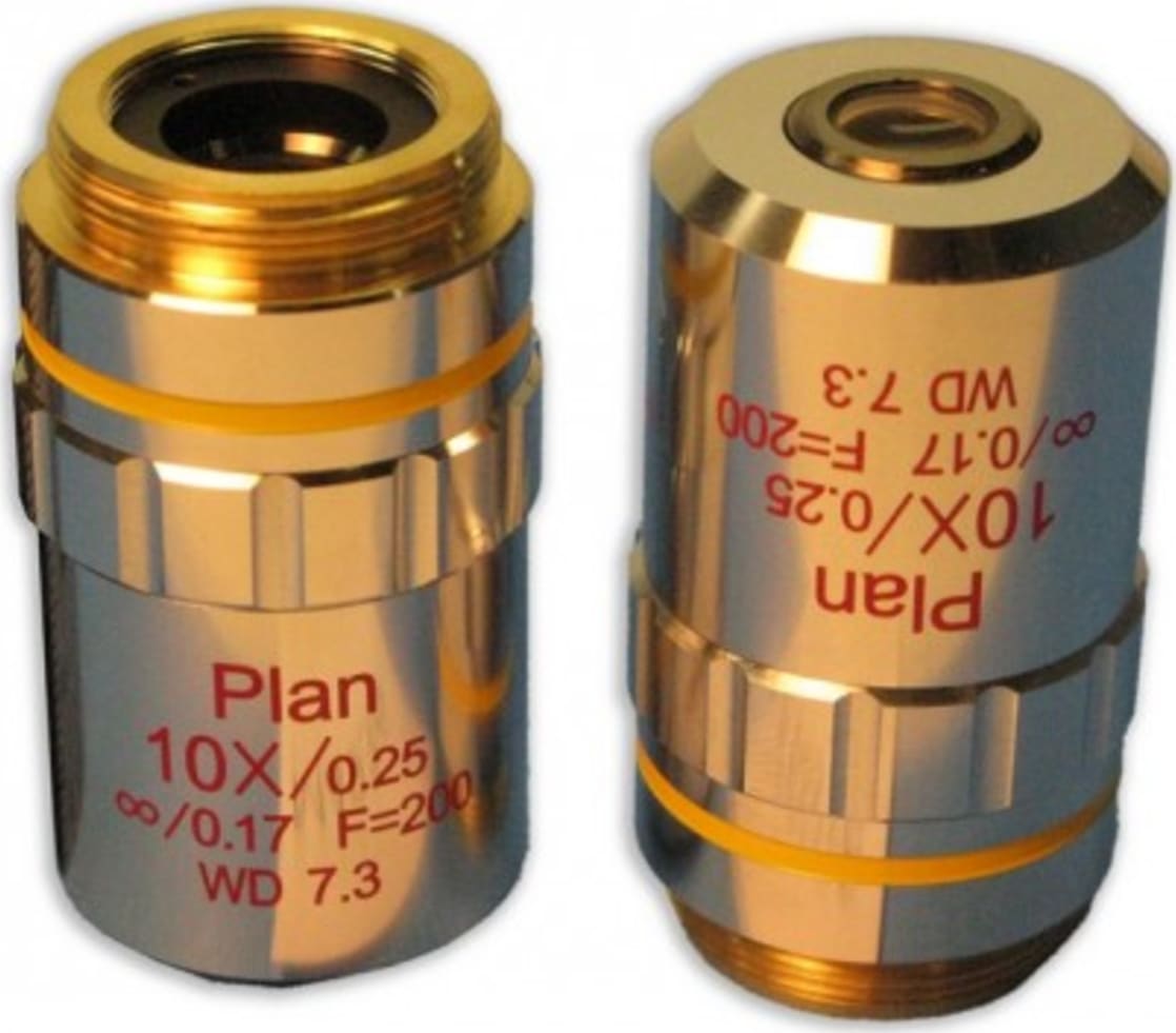 Meiji Techno MA936 - Strain Free Plan for Transmitted Light 10X Objective