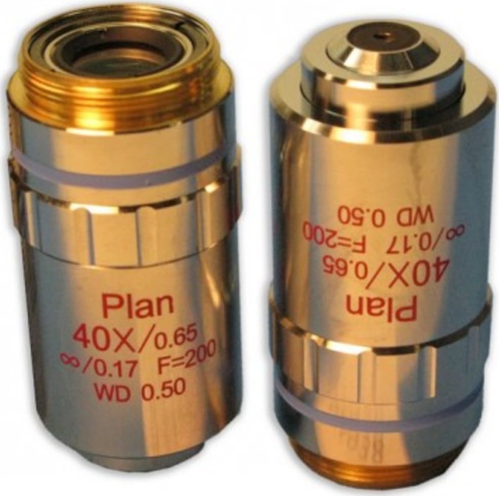 Meiji Techno MA938 - Strain Free Plan for Transmitted Light 40X Objective