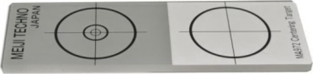 Meiji Techno MA972 - Centering Target for Mercury Bulb Alignment