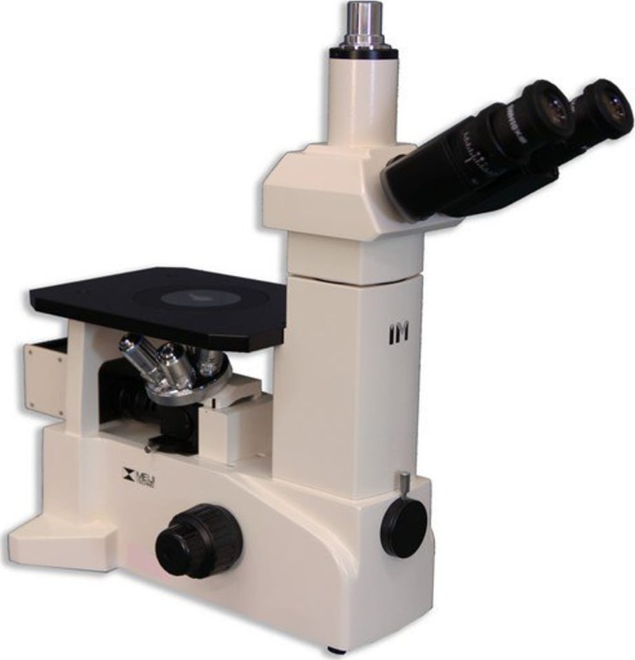 Meiji Techno IM7200 Inverted Trinocular Metallurgical Microscope