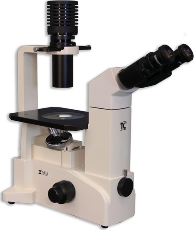 Meiji Techno TC-5300 Inverted Microscope Right Side Angle View