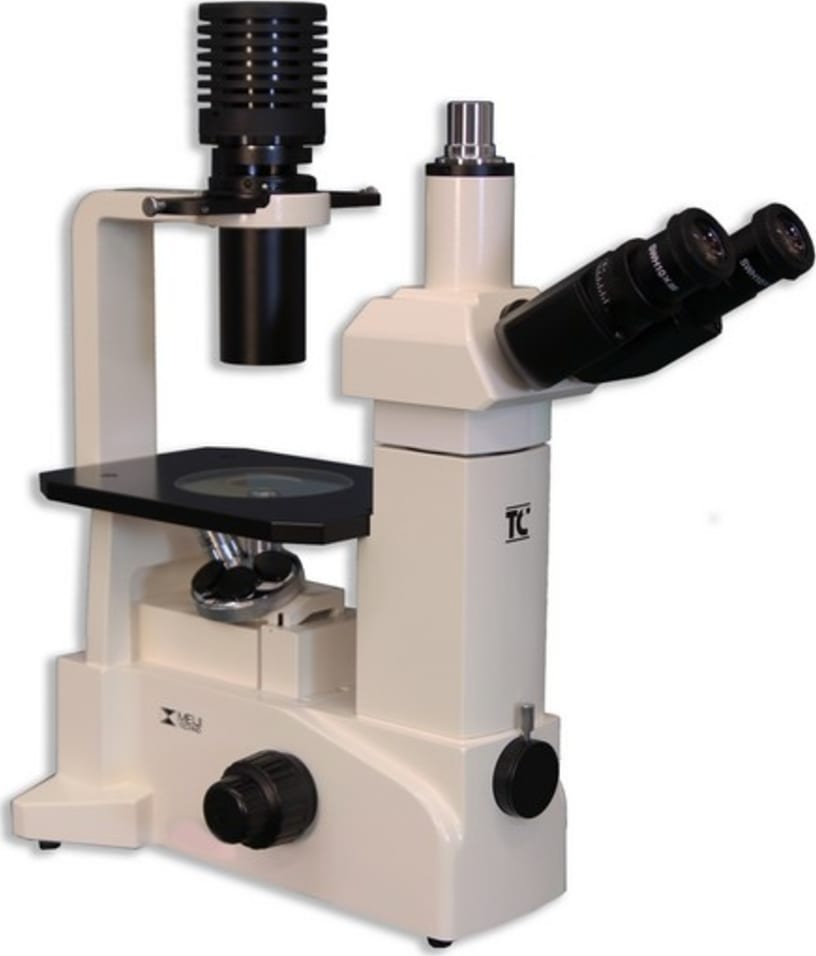 Meiji Techno TC-5400 Inverted Microscope Right Side Angle View