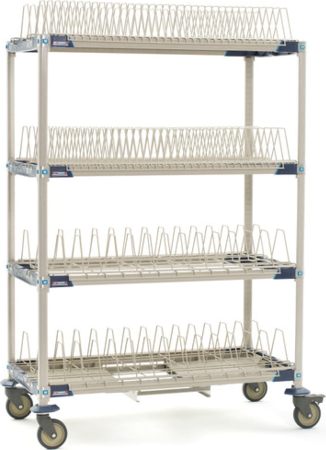 24 Inch Rack Metro Metro PR48VX4-XDR - MetroMax i Mobile Drying Rack w/Two Tray Racks, Two ...