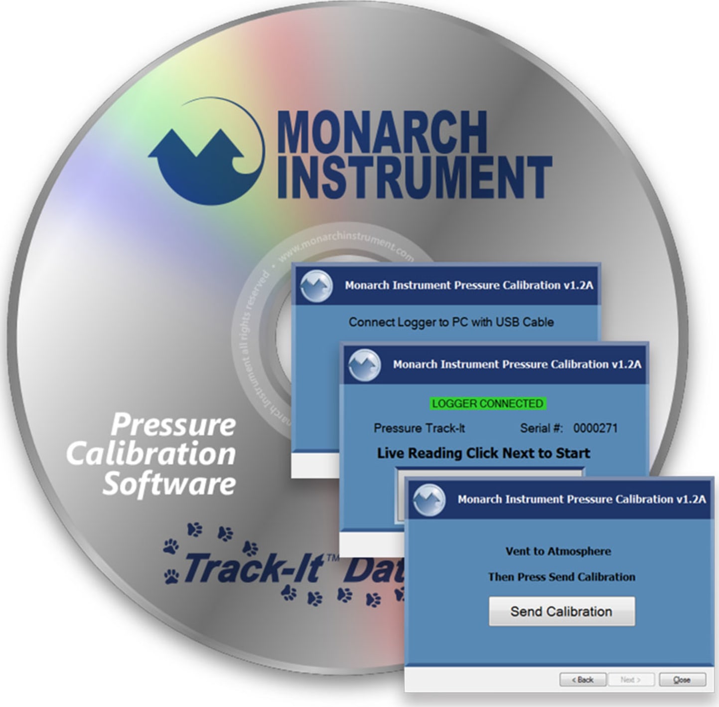 Monarch 5396-9915 Track-It Pressure Calibration Software