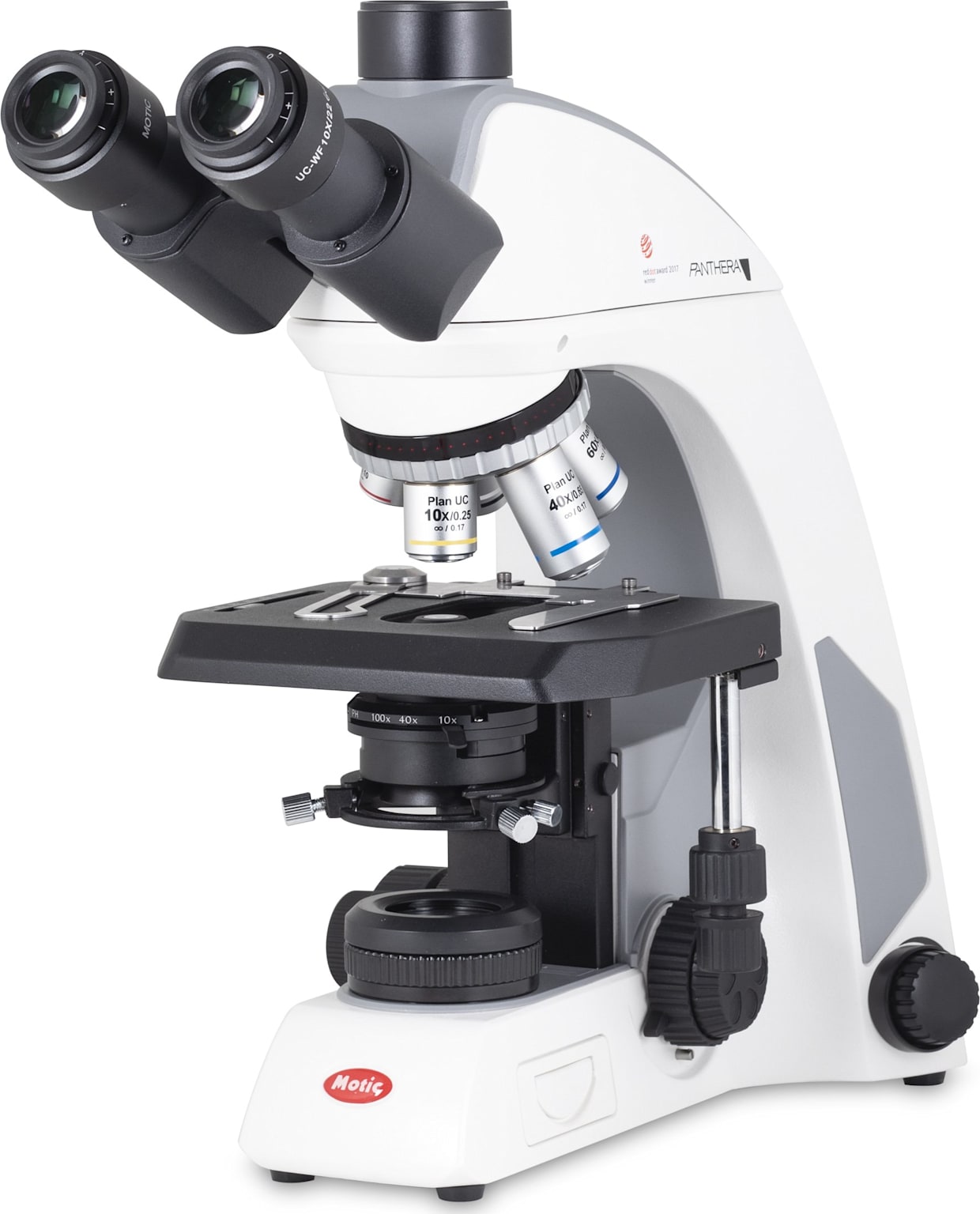 Motic Panthera C2 Tri Simple Ph - Panthera C2 Trinocular Compound Microscope 50:50 Simple Phase Package