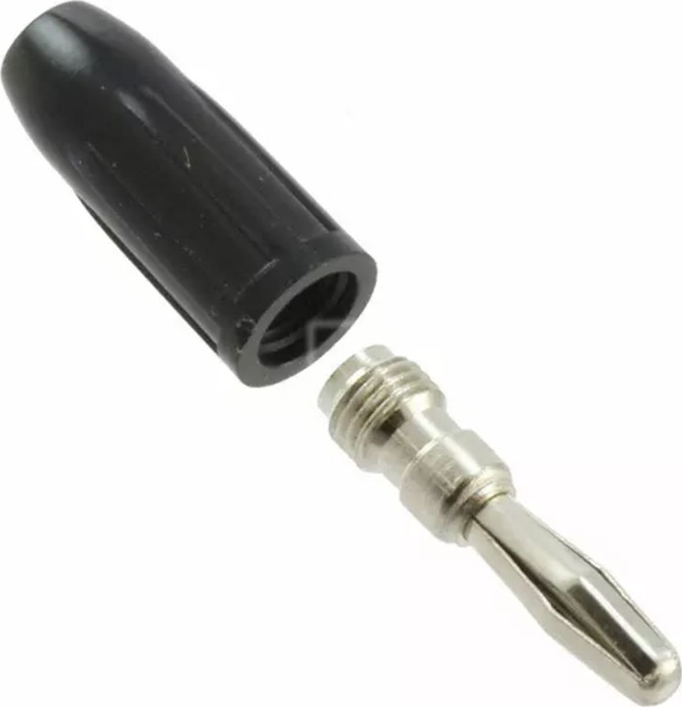 Mueller Electric BU-00246 Series Black Tapered Handle Banana Plug