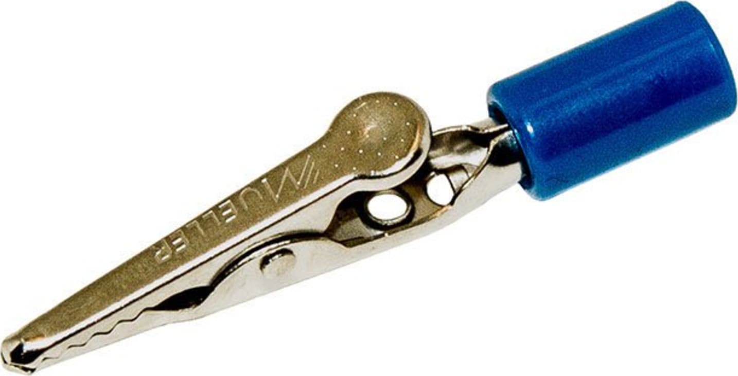 Mueller Electric BU-60H-6 Blue Alligator Steel Clip Acetate Handle