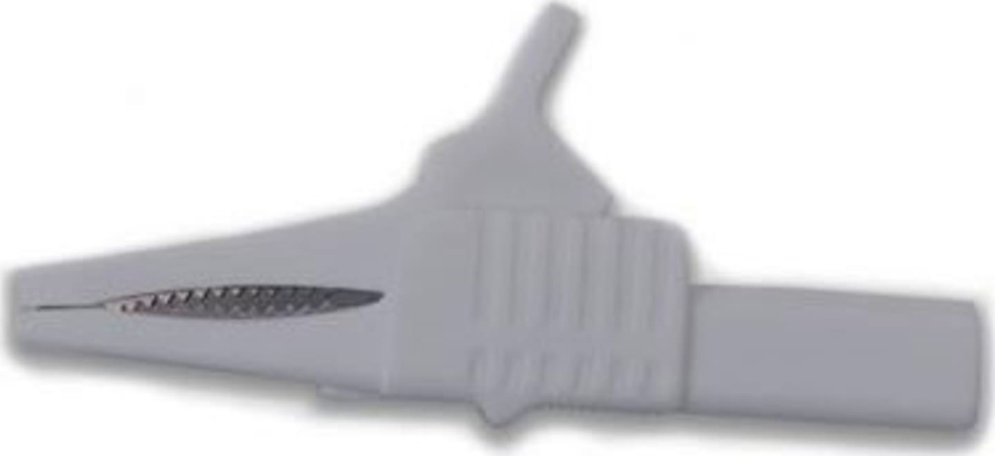 Mueller Electric BU-65-8 - Insulated Alligator Clip (Gray)