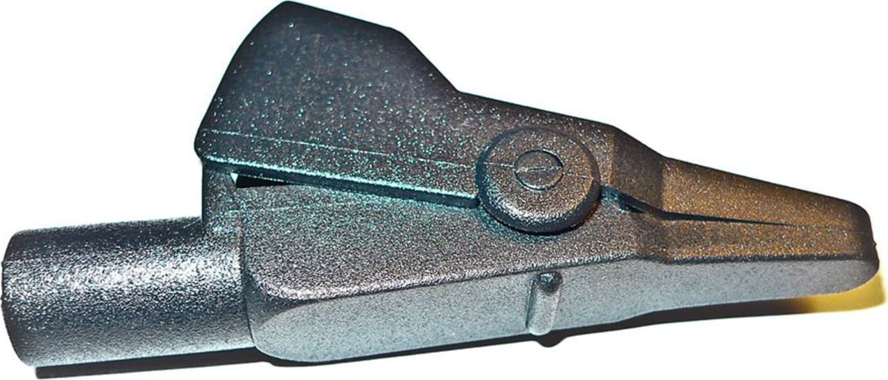 Mueller Electric BU-651-0 Black Shrouded Small Alligator Clip